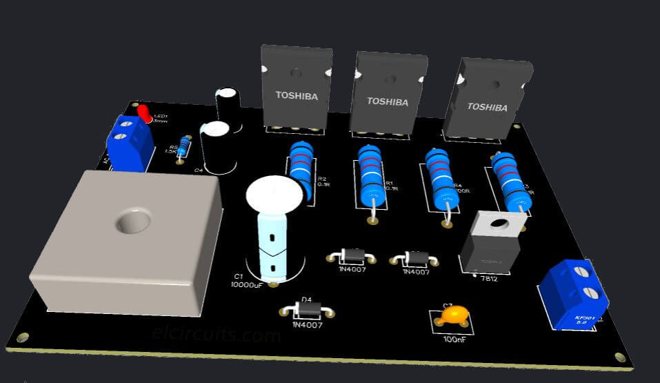 Stabilized  Power Supply 13.8V High Current 10 Amps