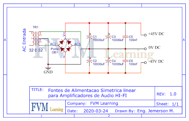 Fig. 4 Schematic Power Supply, click to download free the Gerber files
