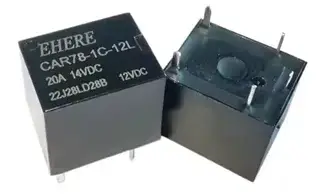 Characteristics and Architecture of an Electromagnetic Relay - Standard 5-Pin Relay