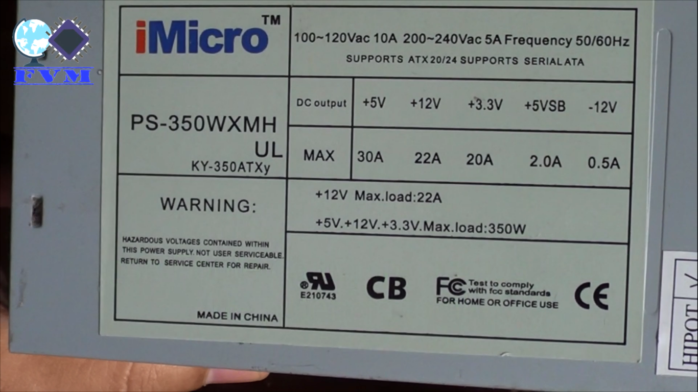 Modifying ATX Power Supply PS-350WXMH to provide 13.6V - elcircuits.com